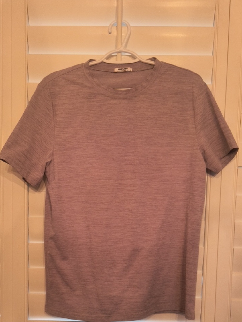 Men's Coofandy Crewneck Heathered Lavender T-Shirt